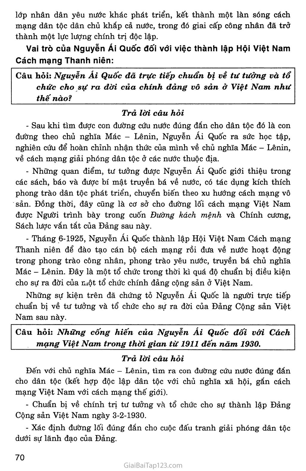 Bài 16: Hoạt động của Nguyễn Ái Quốc ở nước ngoài trong những năm 1919 - 1925 trang 5