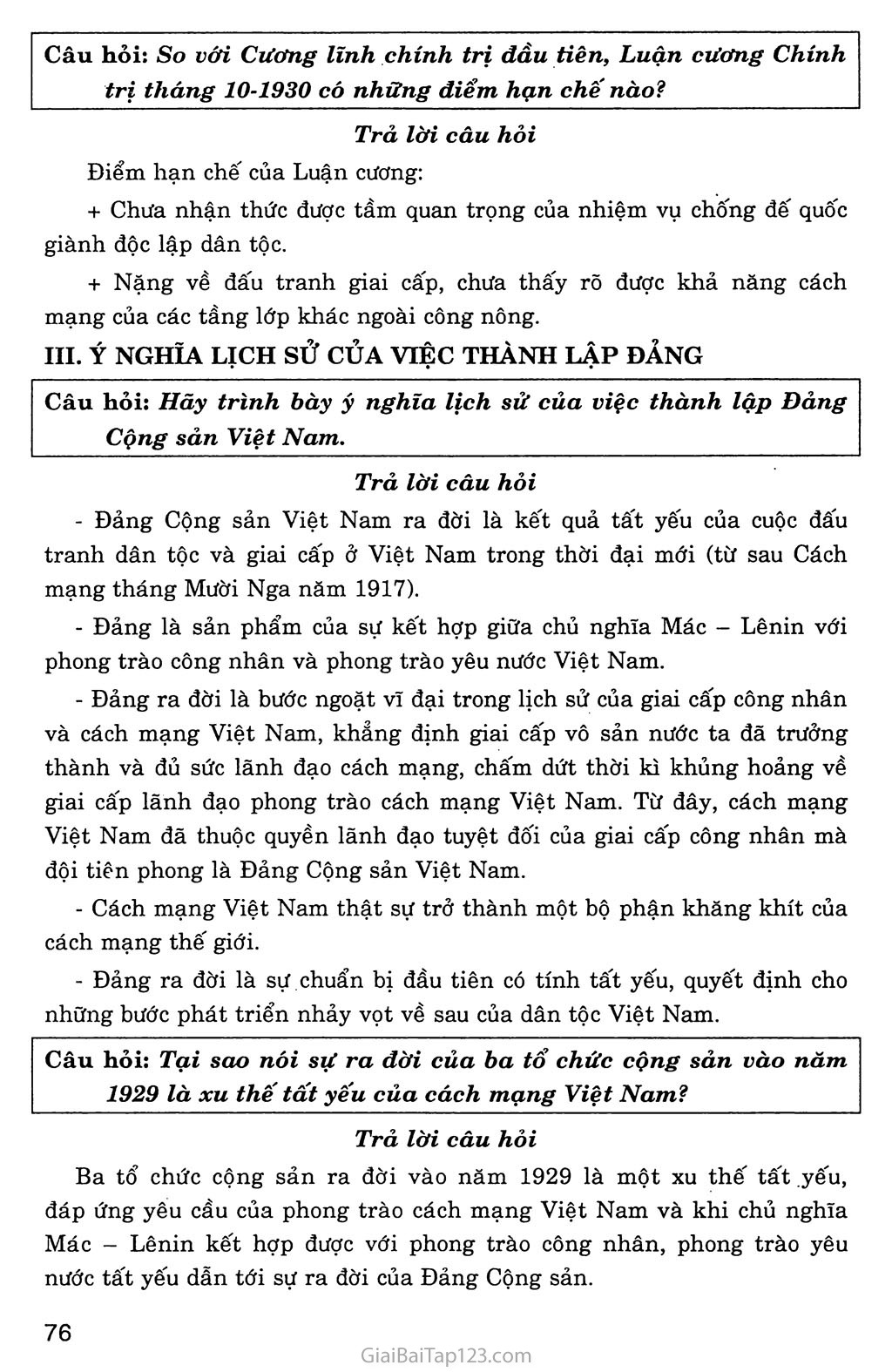 Bài 18: Đảng Cộng sản Việt Nam ra đời trang 4