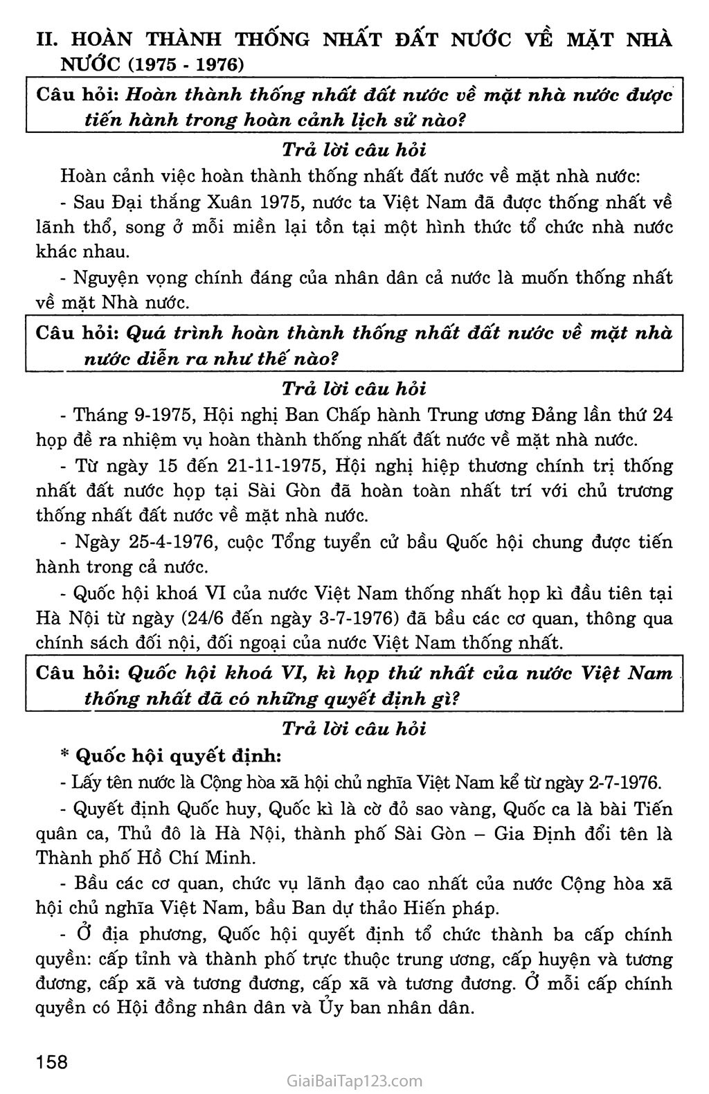Bài 31: Việt Nam trong năm đầu sau đại thắng Xuân 1975 trang 2