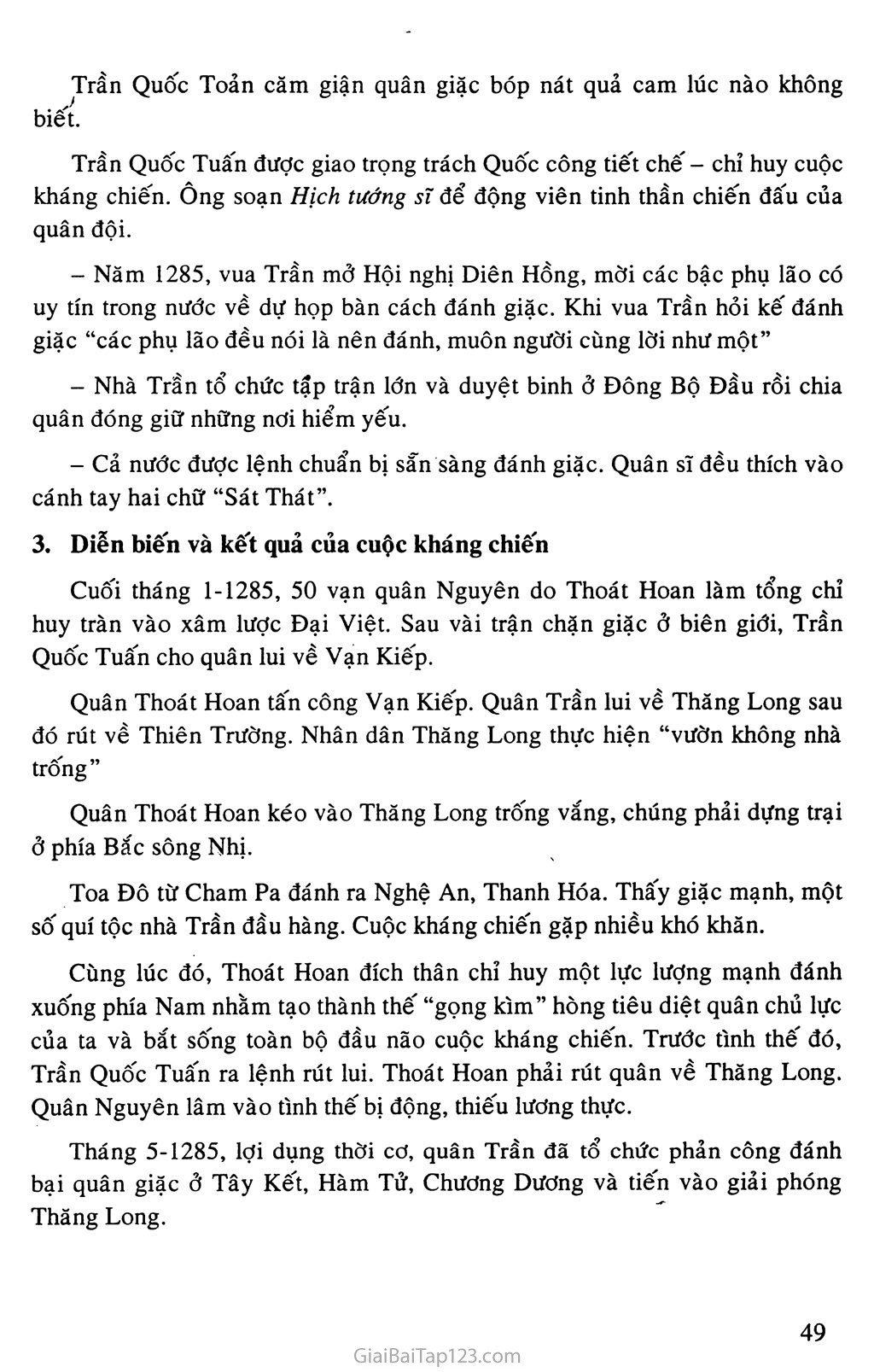 Bài 14: Ba lần kháng chiến chống quân xâm lược Mông - Nguyên (thế kỉ XIII) trang 3