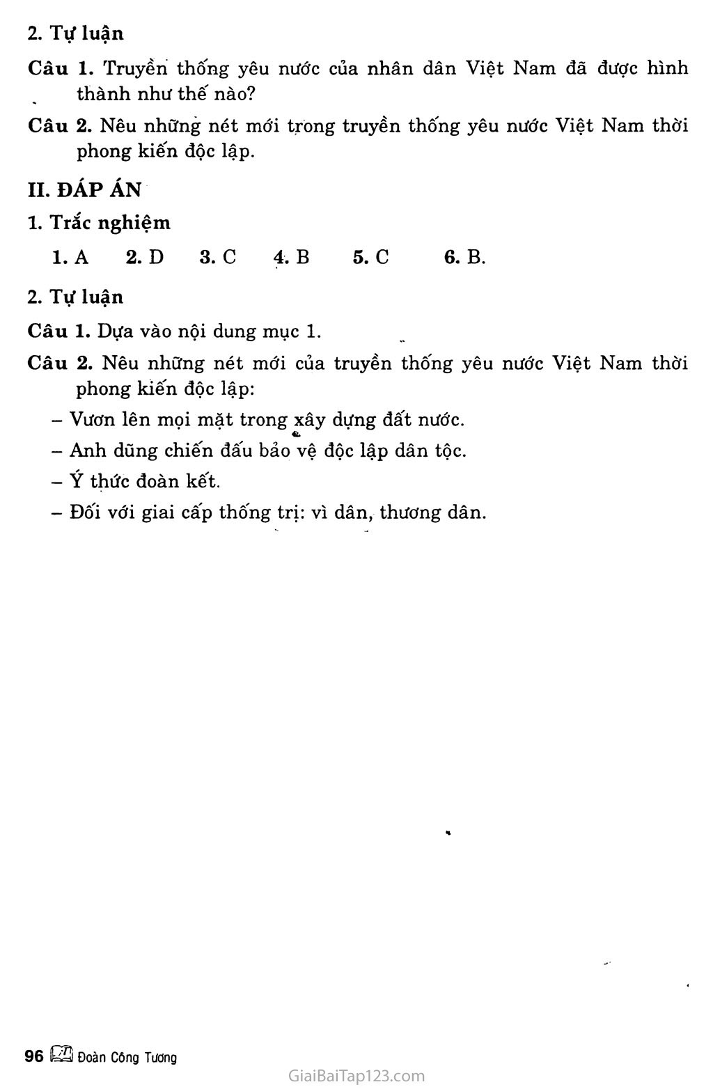 Bài 28: Truyền thống yêu nước của dân tộc Việt Nam thời phong kiến trang 3