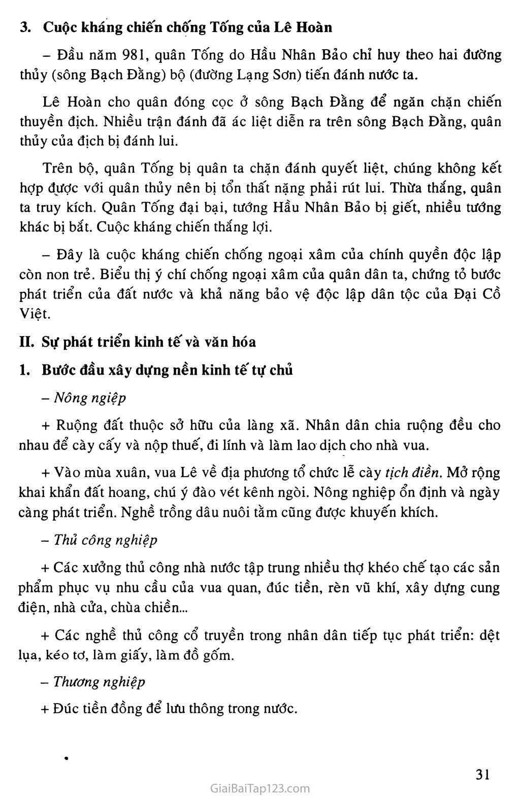 Bài 9: Nước Đại Cồ Việt thời Đinh - Tiền Lê trang 2