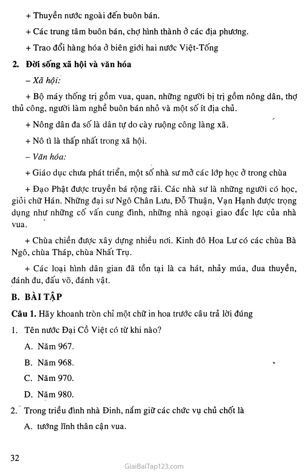 Bài 9: Nước Đại Cồ Việt thời Đinh - Tiền Lê trang 3