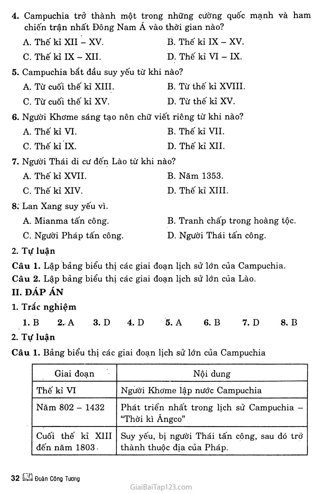 Bài 9: Vương quốc Cam - pu - chia và Vương quốc Lào trang 3