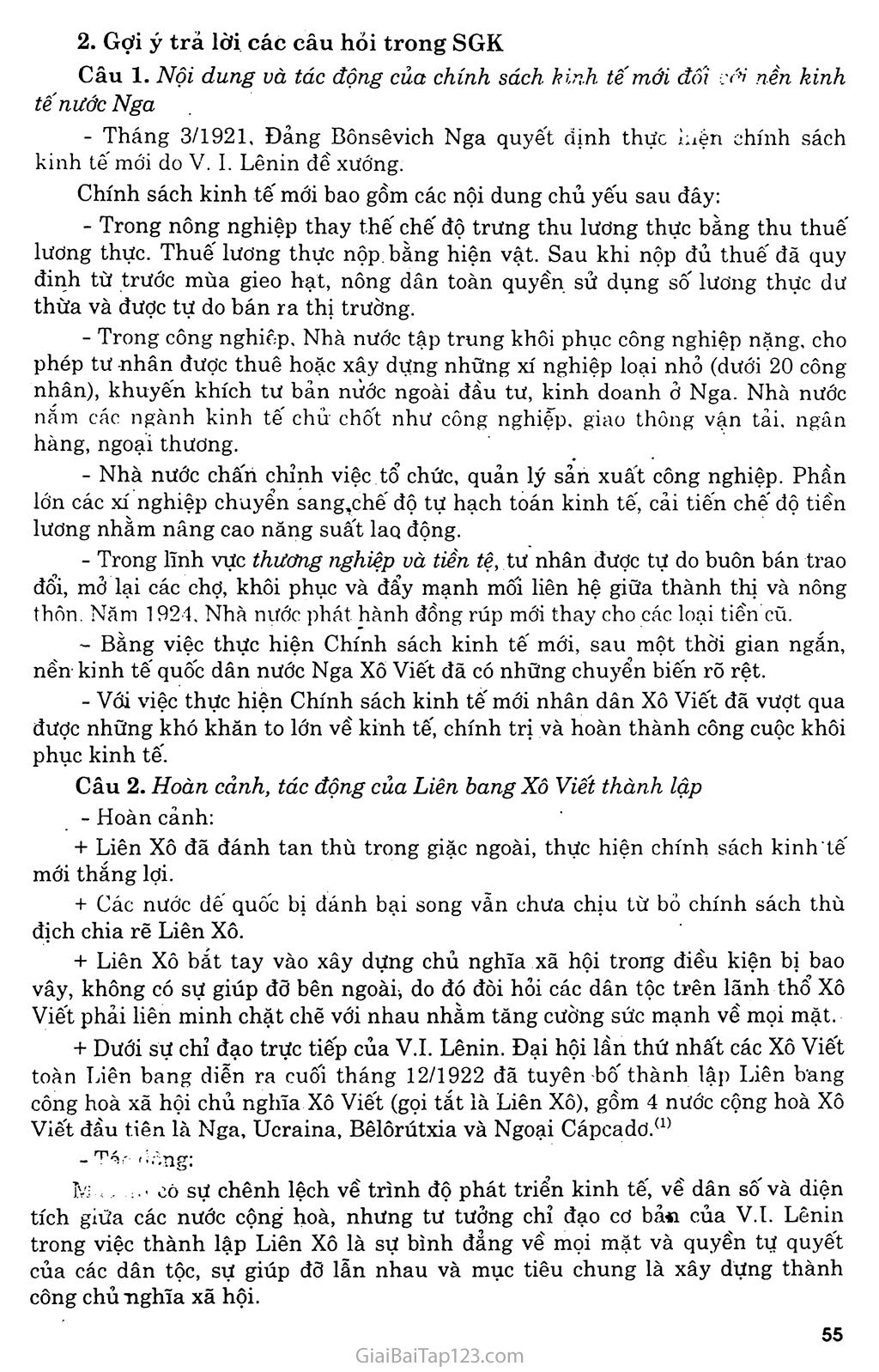 Bài 10: Liên Xô xây dựng chủ nghĩa xã hội (1921 - 1941) trang 4 Bài 10: Liên Xô xây dựng chủ nghĩa xã hội (1921 - 1941) trang 4