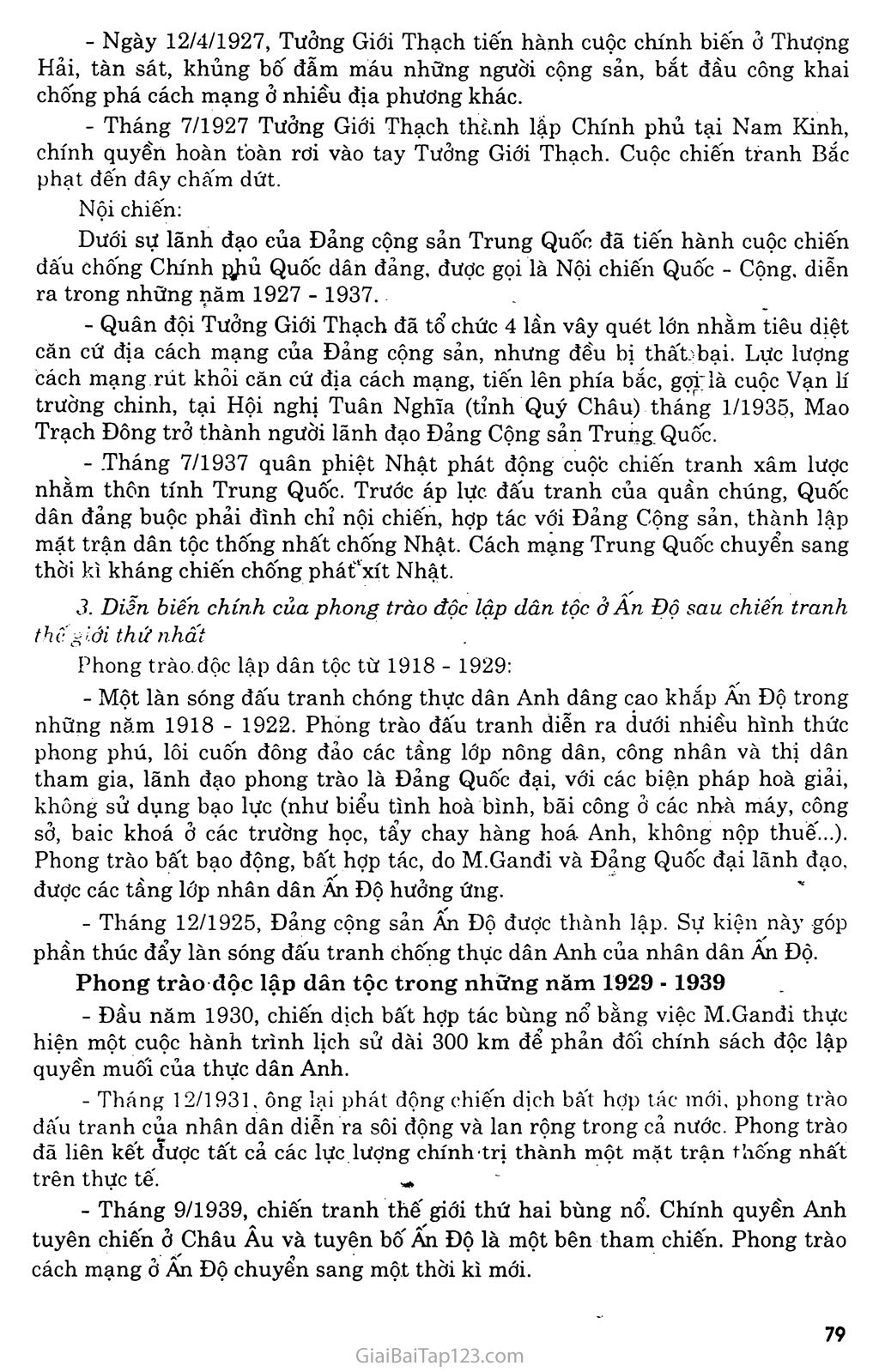 Bài 15: Phong trào cách mạng ở Trung Quốc và Ấn Độ (1918 - 1939) trang 4