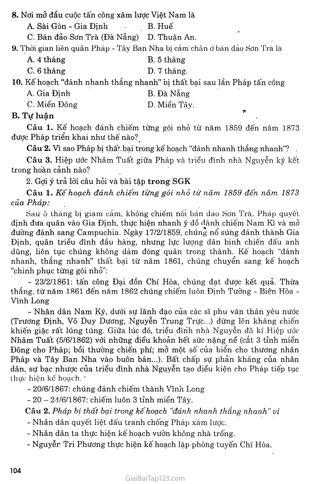 Bài 19: Nhân dân Việt Nam kháng chiến chống thực dân Pháp xâm lược (từ năm 1858 đến trước năm 1873) trang 5