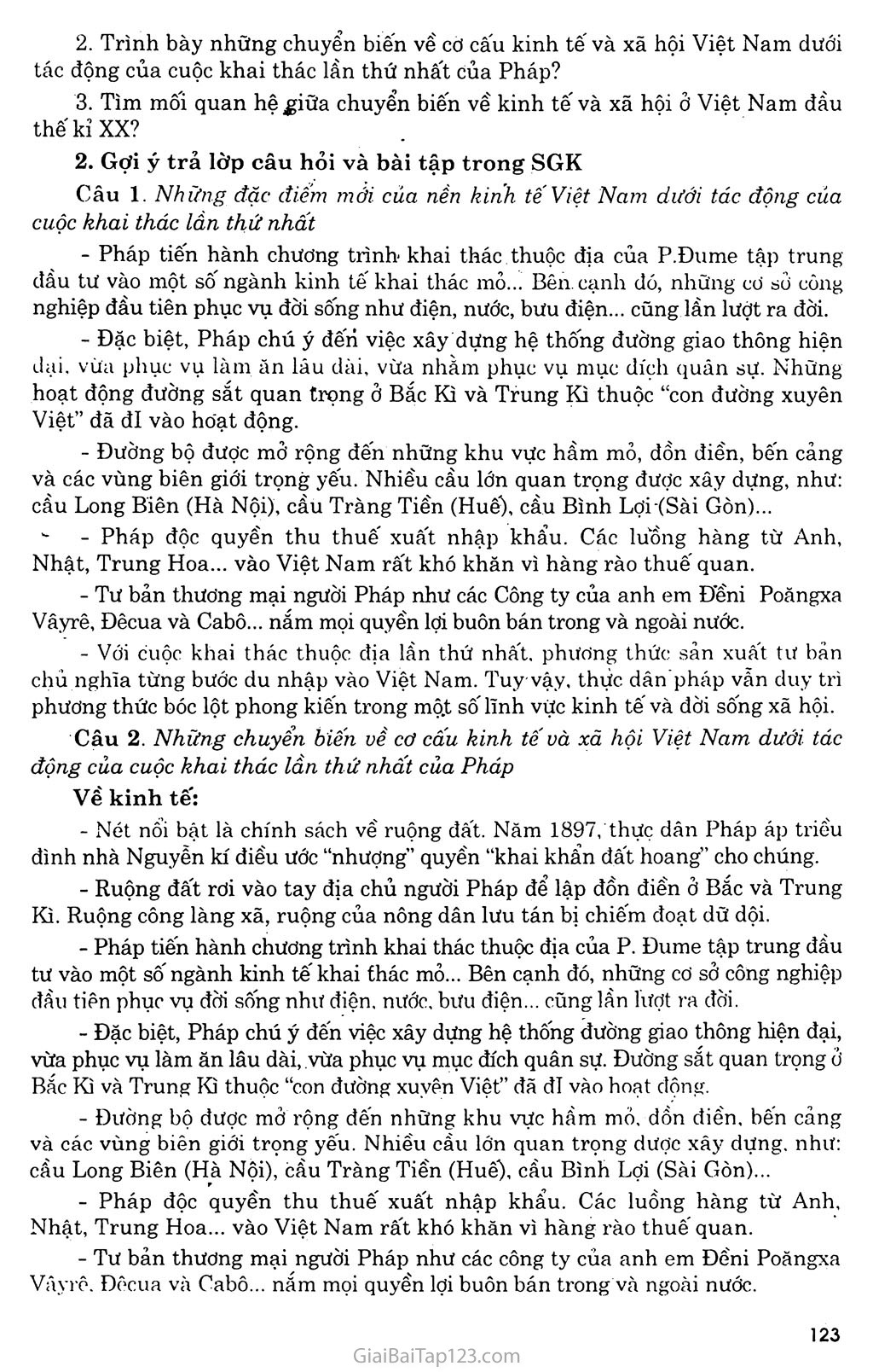 Bài 22: Xã hội Việt Nam trong cuộc khai thác lần thứ nhất của thực dân Pháp trang 4