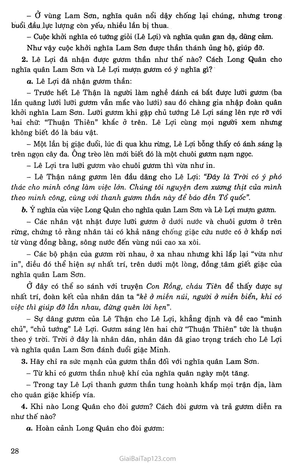 Sự tích Hồ Gươm (Truyền thuyết) trang 2