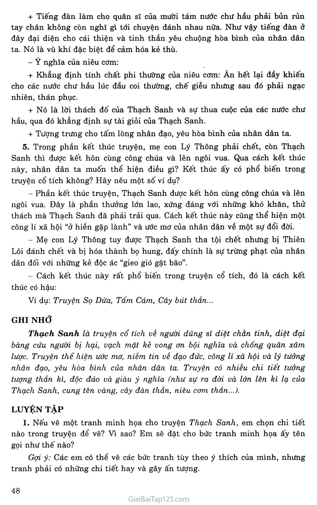 Thạch Sanh (Truyện cổ tích) trang 3