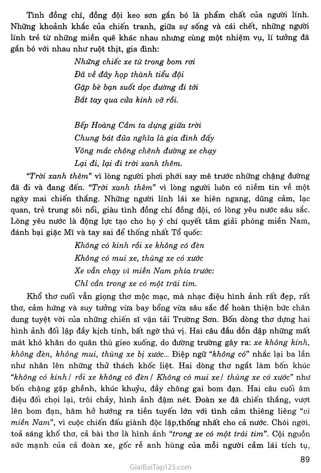 Bài thơ về tiểu đội xe không kính trang 8