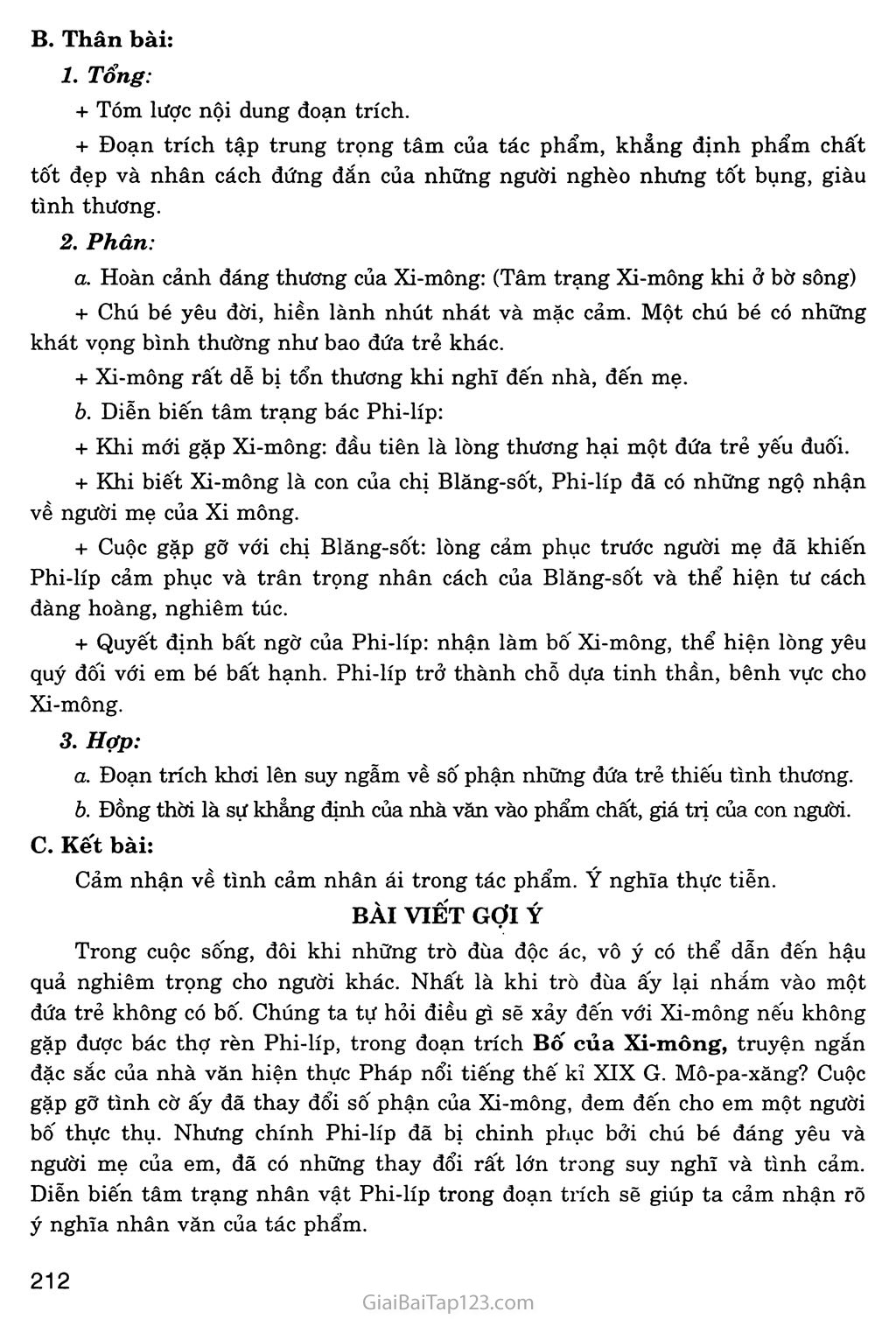 Bố của Xi - mông (trích) trang 4