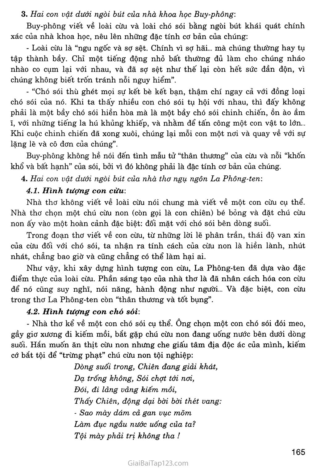 Chó sói và cừu trong thơ ngụ ngôn của La Phông - ten (trích) trang 2