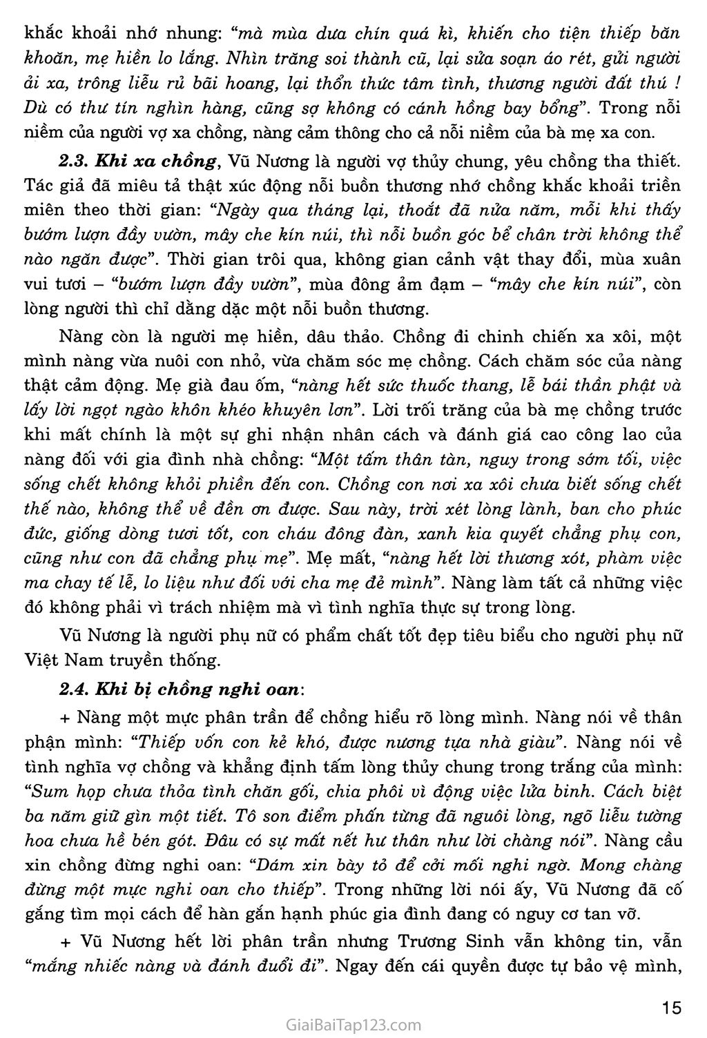 Chuyện người con gái Nam Xương (trích Truyền kì mạn lục) trang 3