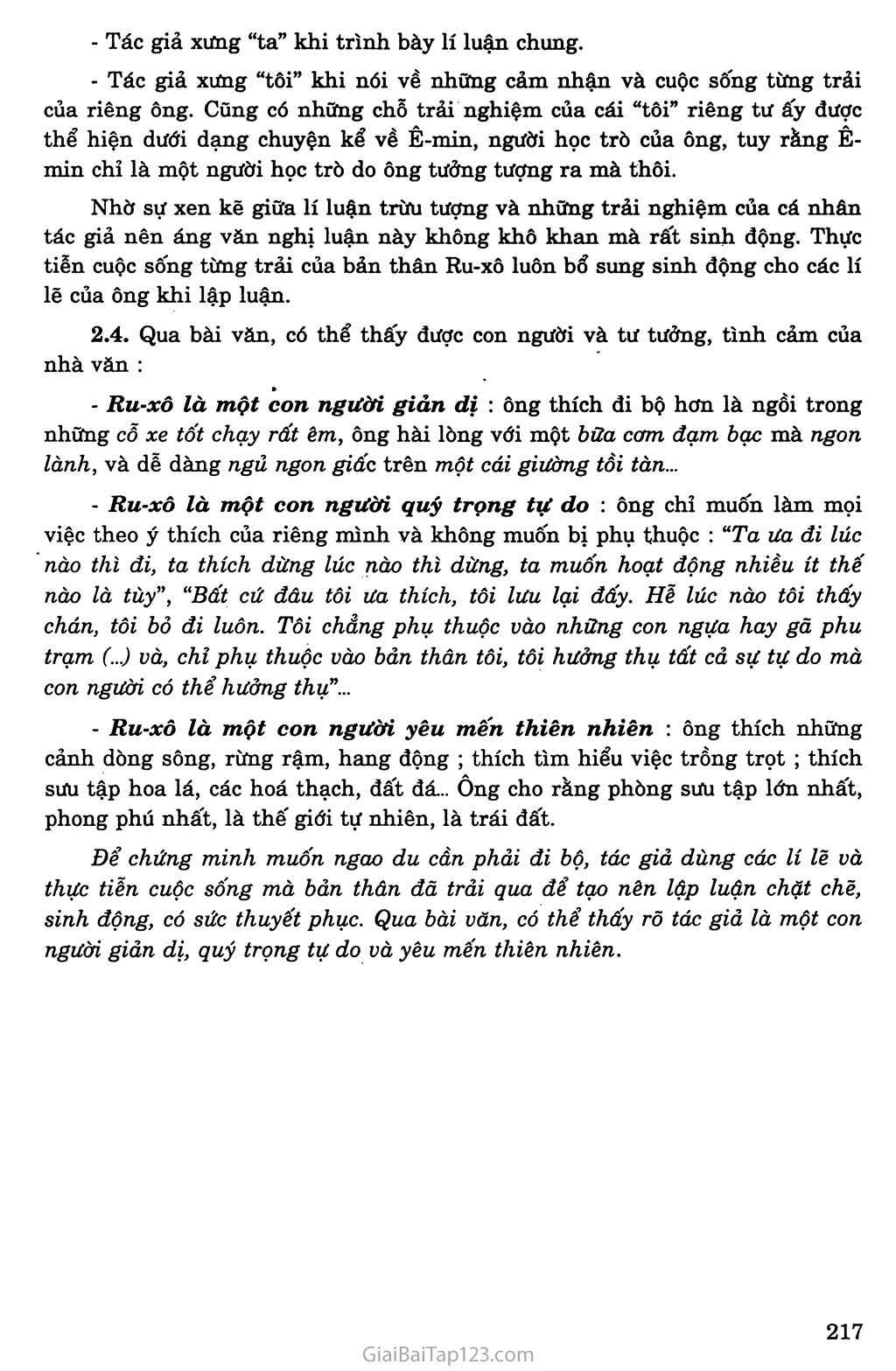 Đi bộ ngao du (trích Ê - Mi n hay Về giáo dục) trang 2