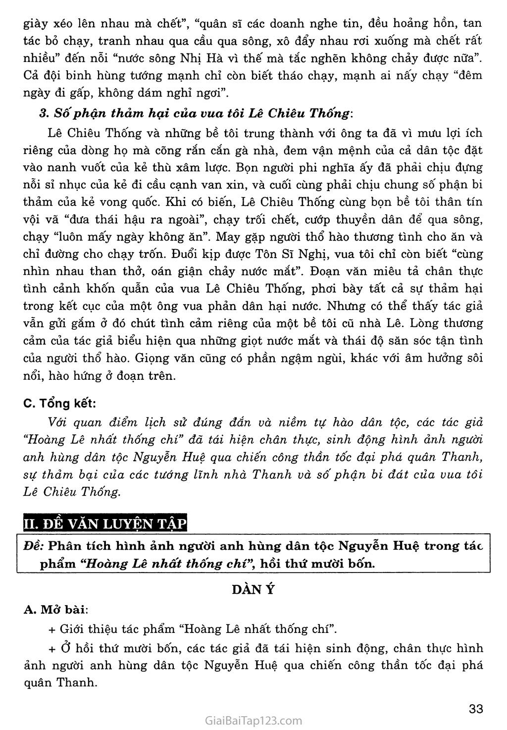 Hoàng Lê nhất thống chí - Hồi thứ mười bốn (trích) trang 6