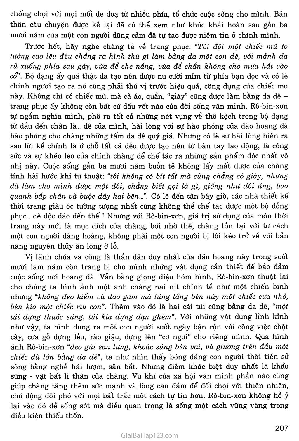 Rô - bin - xơn ngoài đảo hoang (trích Rô - bin - xơn Cru - xô) trang 6