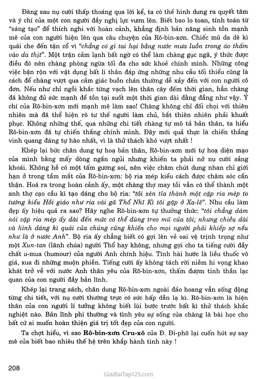 Rô - bin - xơn ngoài đảo hoang (trích Rô - bin - xơn Cru - xô) trang 7