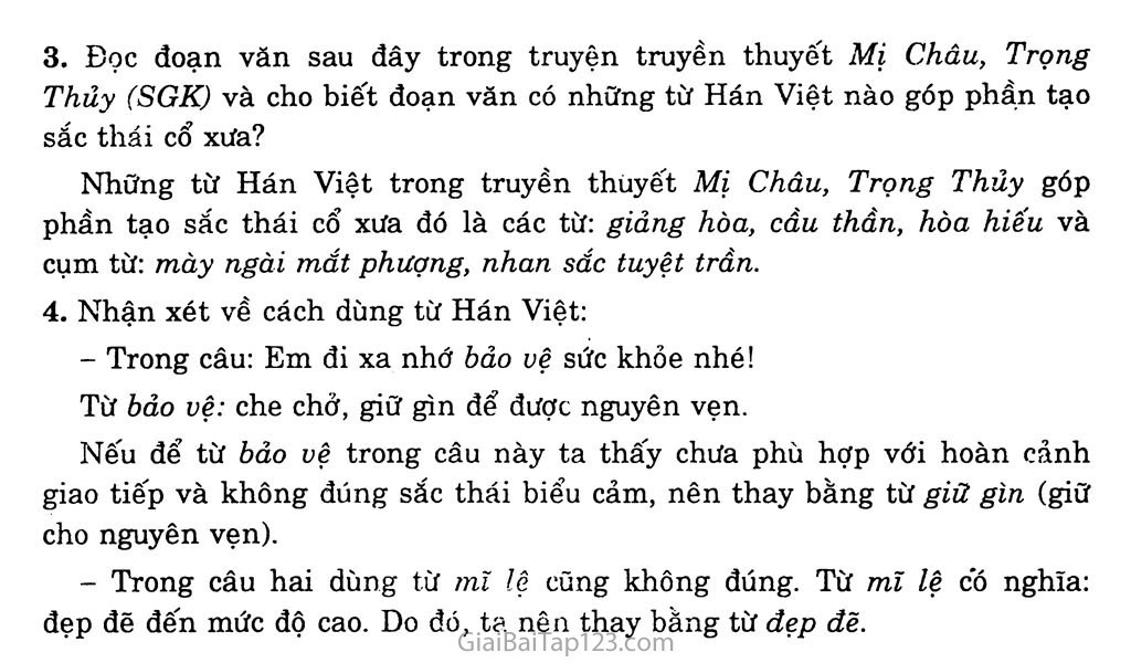 Từ Hán Việt (tiếp theo) trang 3