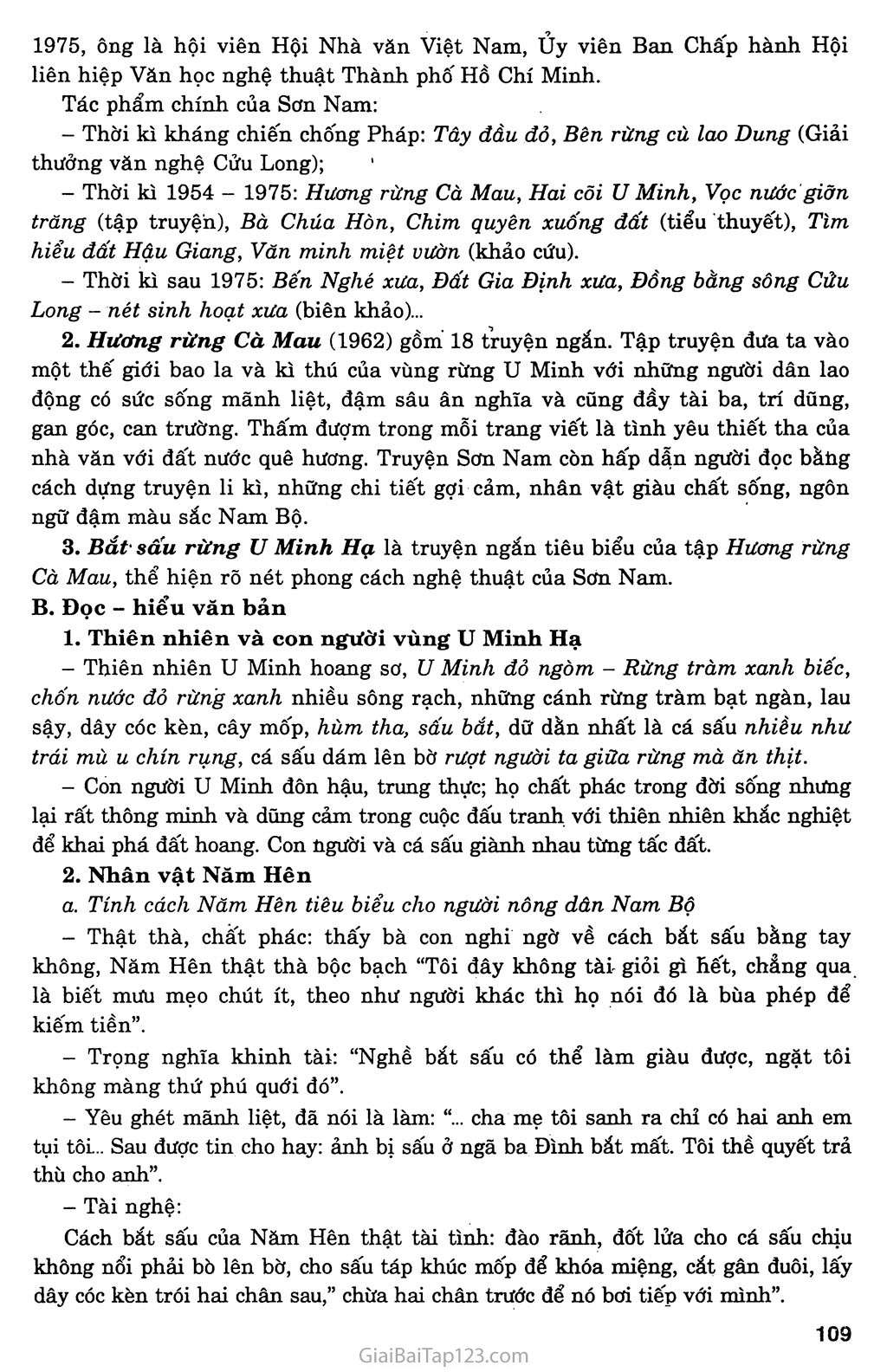 Bắt sấu rừng U Minh Hạ (Sơn Nam, 1962) trang 2