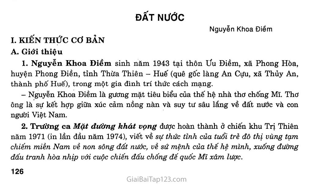 Đất nước (Nguyễn Khoa Điềm, 1971) trang 1