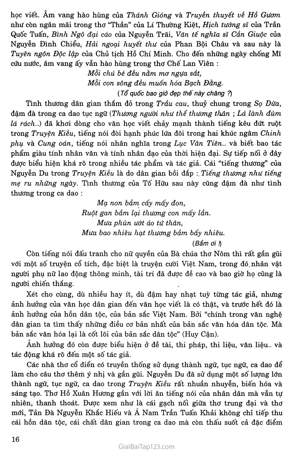 Khái quát văn học dân gian Việt Nam trang 5