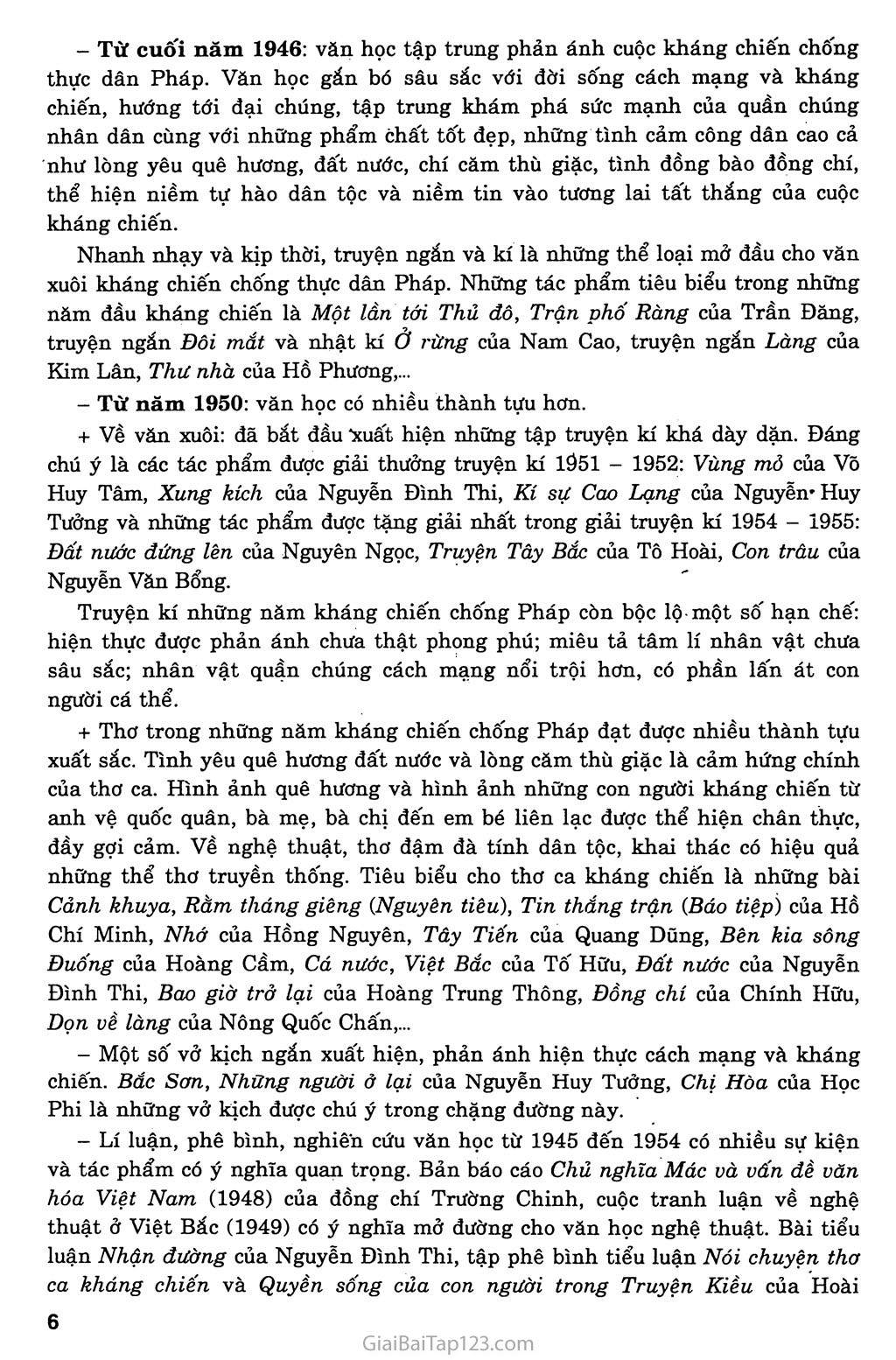 Khái quát văn học Việt Nam từ cách mnạng tháng tám năm 1945 đến hết thế kỉ XX trang 2