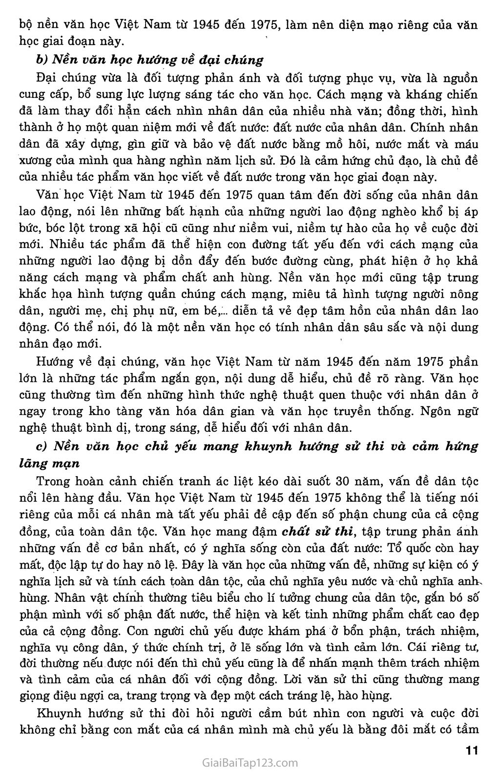 Khái quát văn học Việt Nam từ cách mnạng tháng tám năm 1945 đến hết thế kỉ XX trang 7