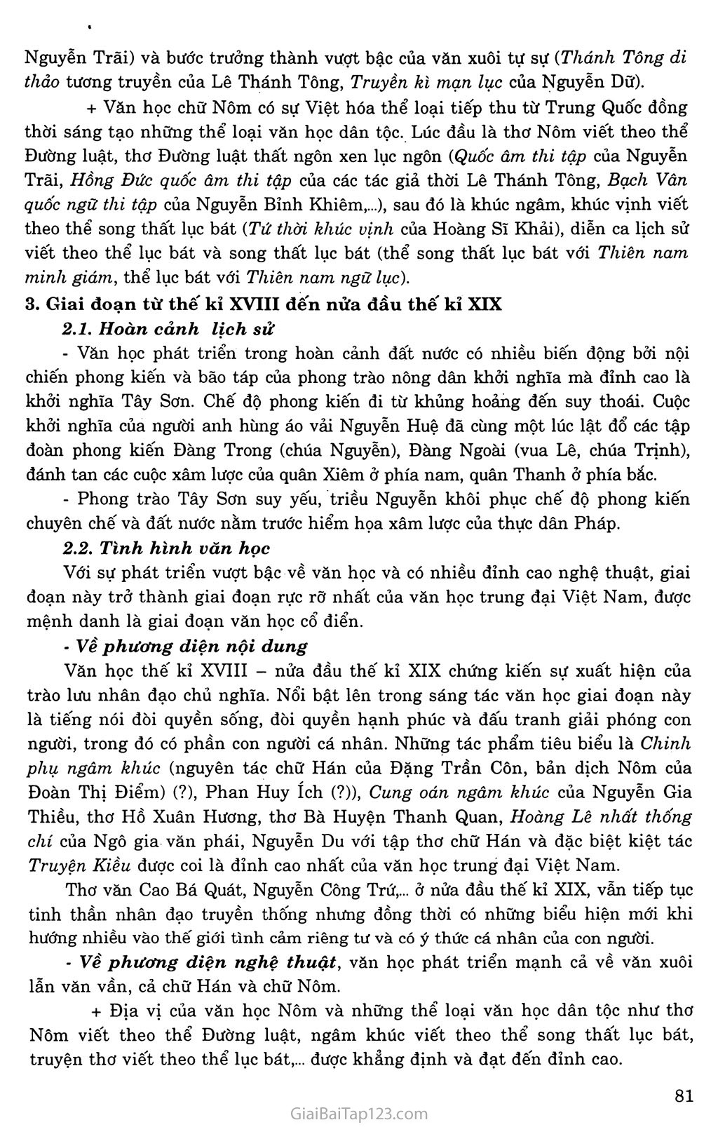 Khái quát văn học Việt Nam từ thế kỉ X đến hết thế kỉ XIX trang 4