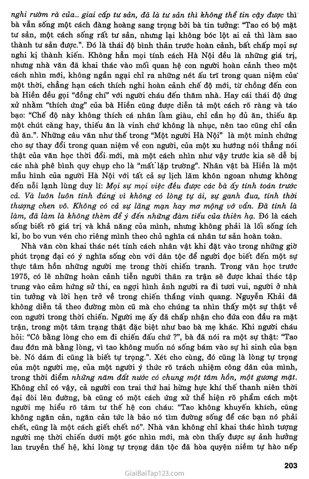 Một người Hà Nội (Nguyễn Khải, 1990) trang 8