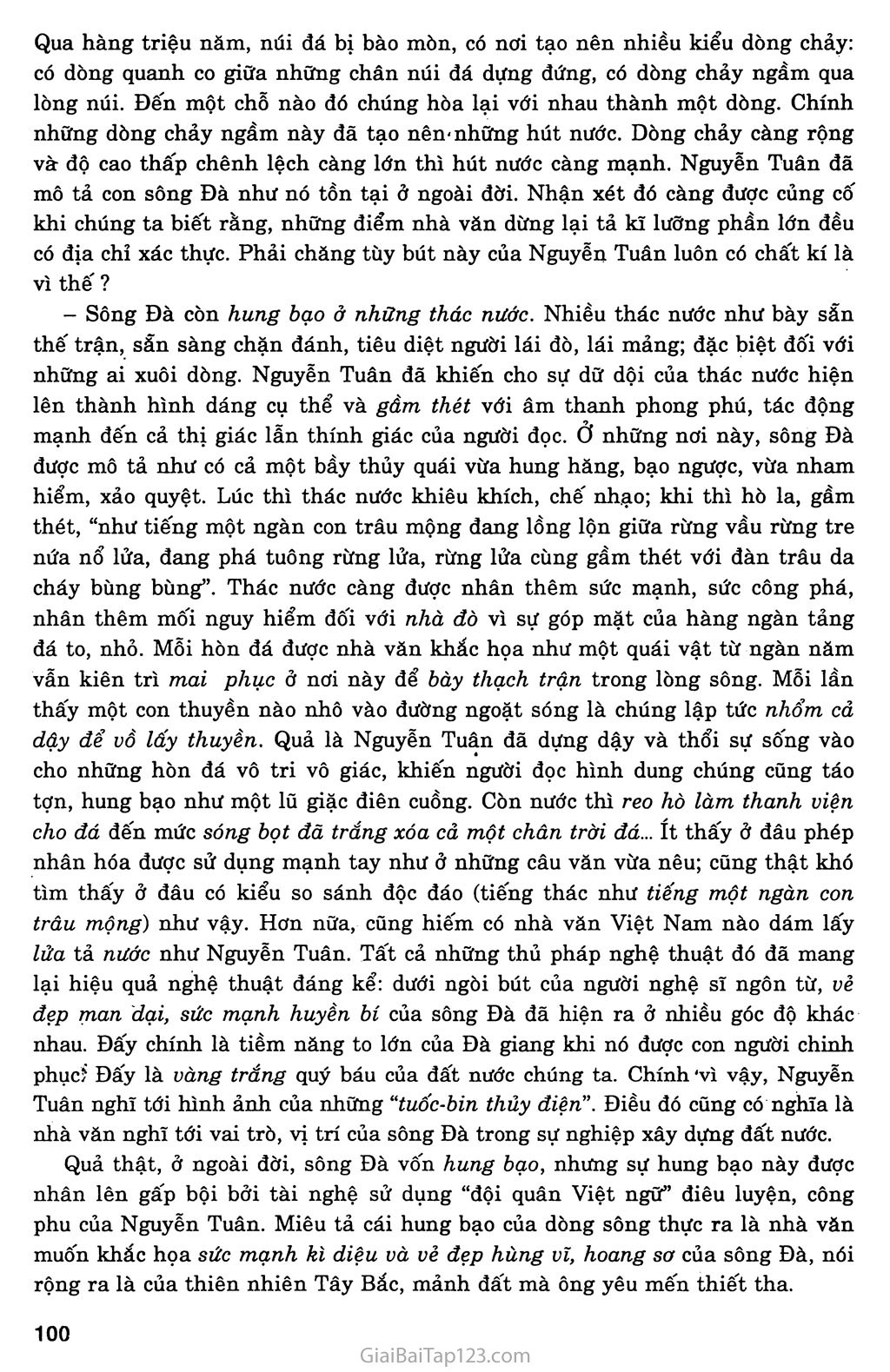 Người lái đò sông Đà (Nguyễn Tuân, 1960) trang 4