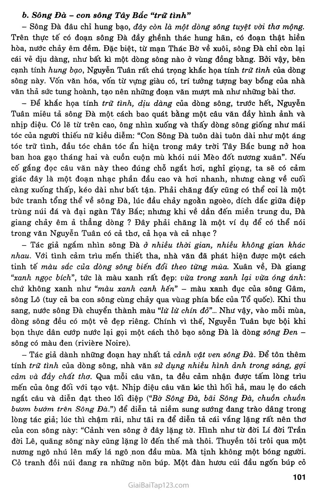 Người lái đò sông Đà (Nguyễn Tuân, 1960) trang 5