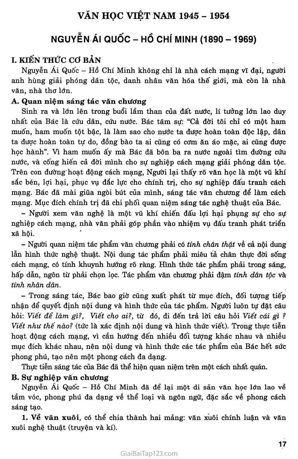 Nguyễn Ái Quốc - Hồ Chí Minh (1890 - 1969) trang 1
