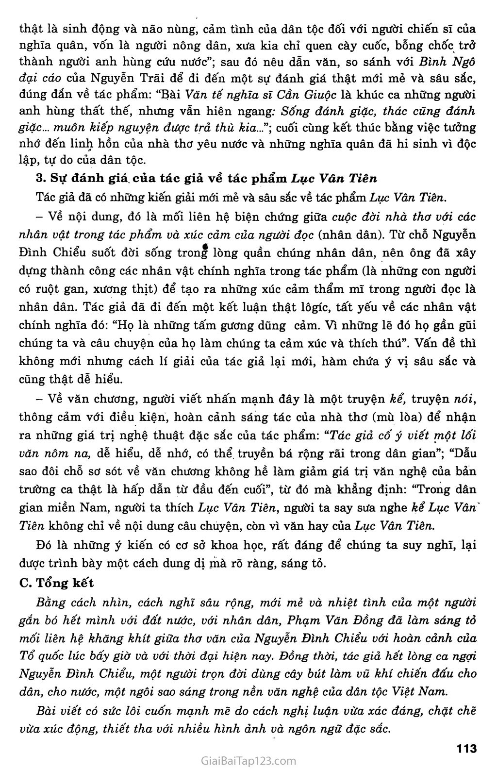 Nguyễn Đình Chiểu, những ngôi sao sáng trong văn nghệ của dân tộc (Phạm Văn Đồng, 1963) trang 3