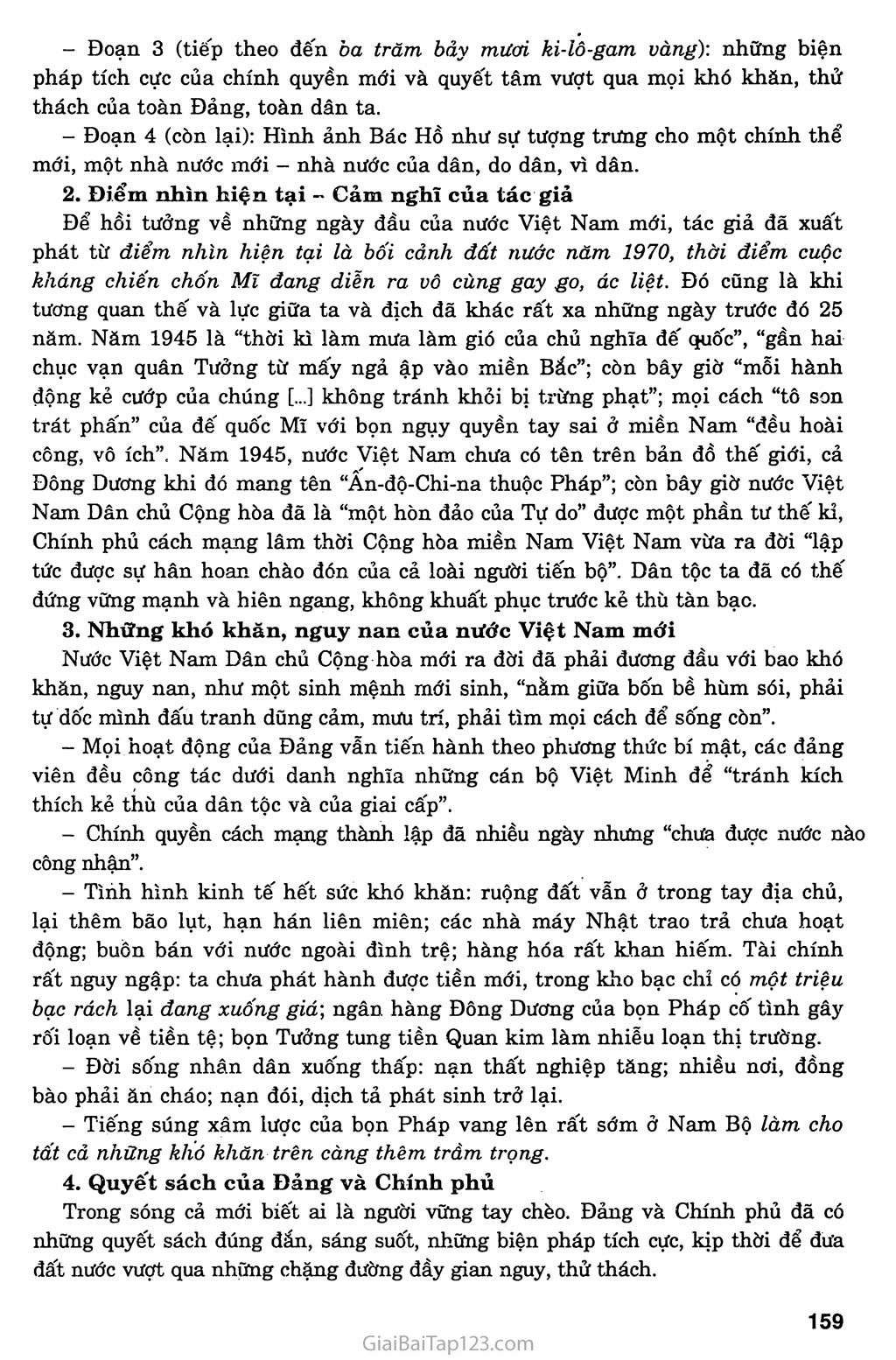 Những ngày đầu của nước Việt Nam mới (Võ Nguyên Giáp, 1970) trang 2