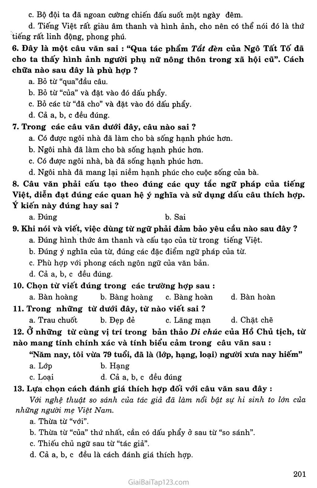 Những yêu cầu về sử dụng Tiếng Việt trang 3