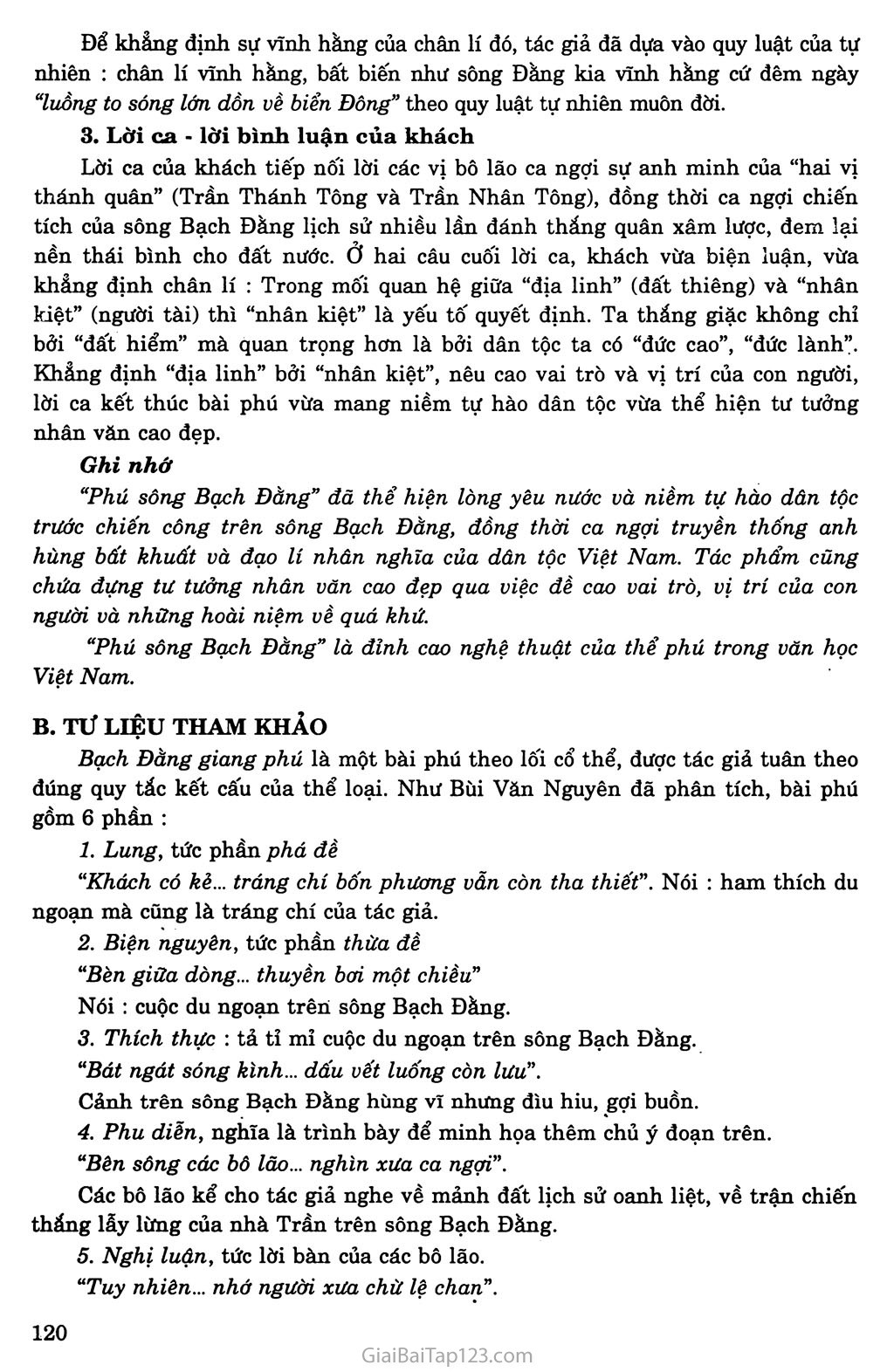 Phú sông Bạch Đằng (Bạch Đằng giang phú) trang 4