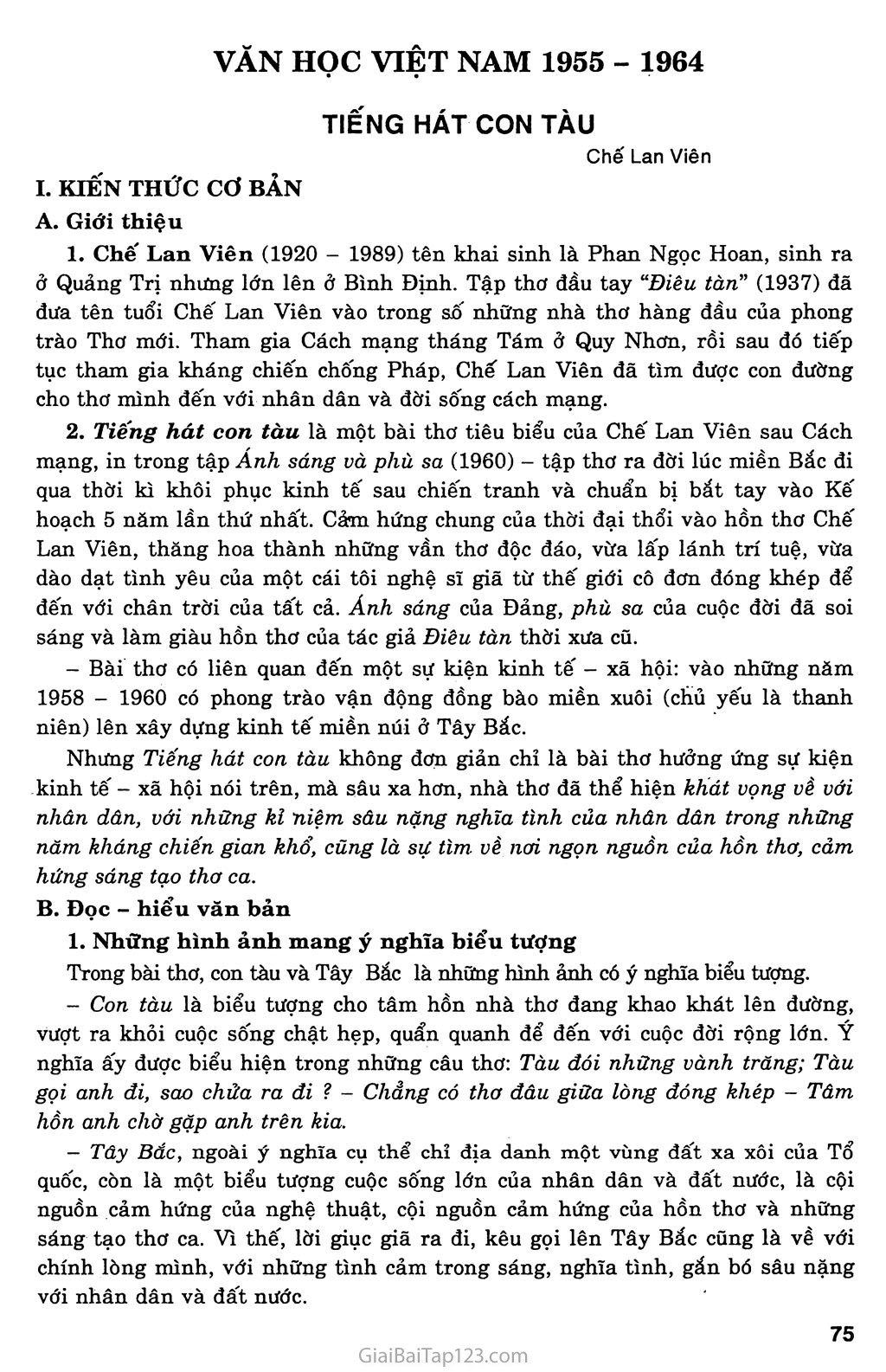 Tiếng hát con tàu (Chế Lan Viên, 1959) trang 1