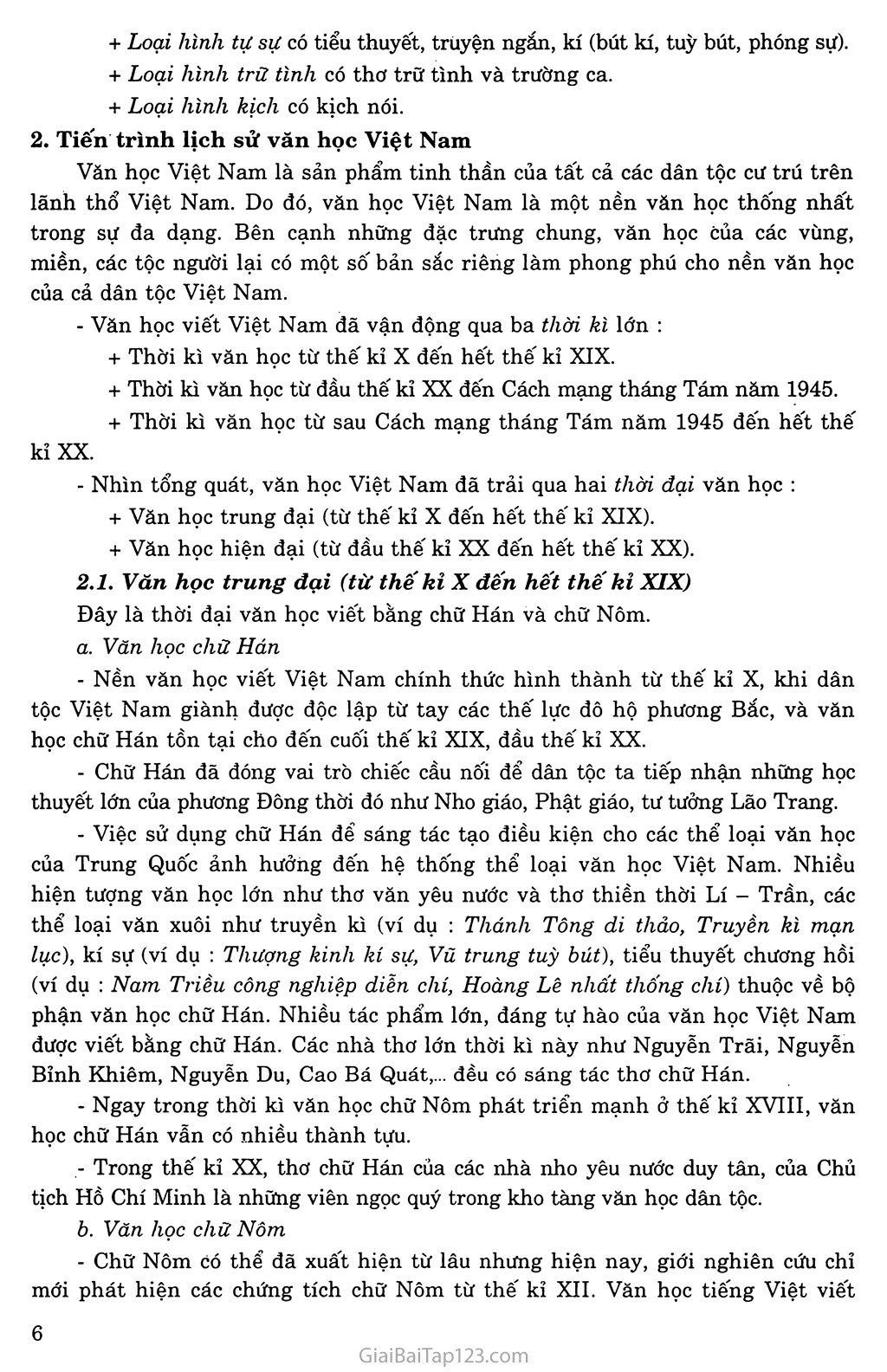 Tổng quan văn học Việt Nam trang 2
