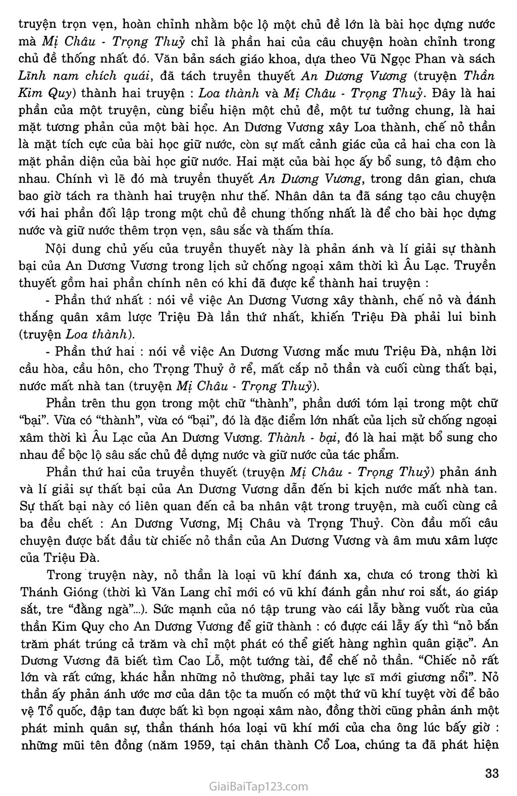 Truyện An Dương Vương và Mị Châu - Trọng Thủy trang 9