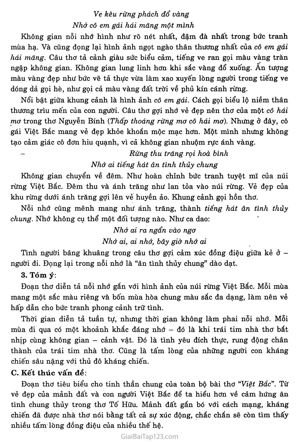 Việt Bắc (Tố Hữu, 1954) trang 11