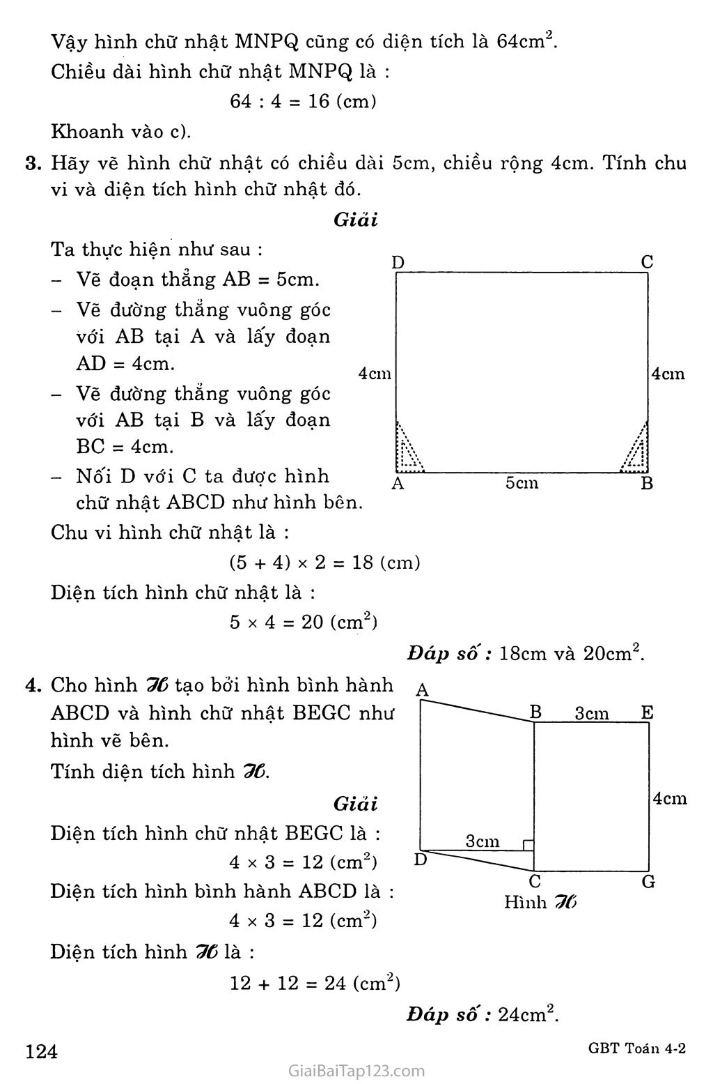 Ôn tập về hình học (tiếp theo) trang 2