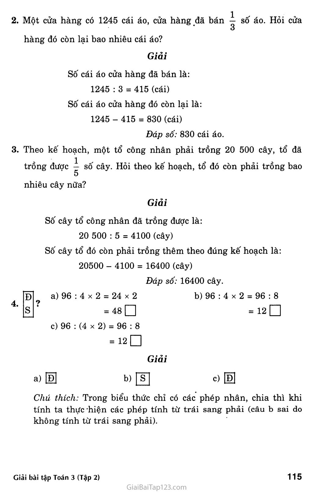 Ôn tập về giải toán trang 2