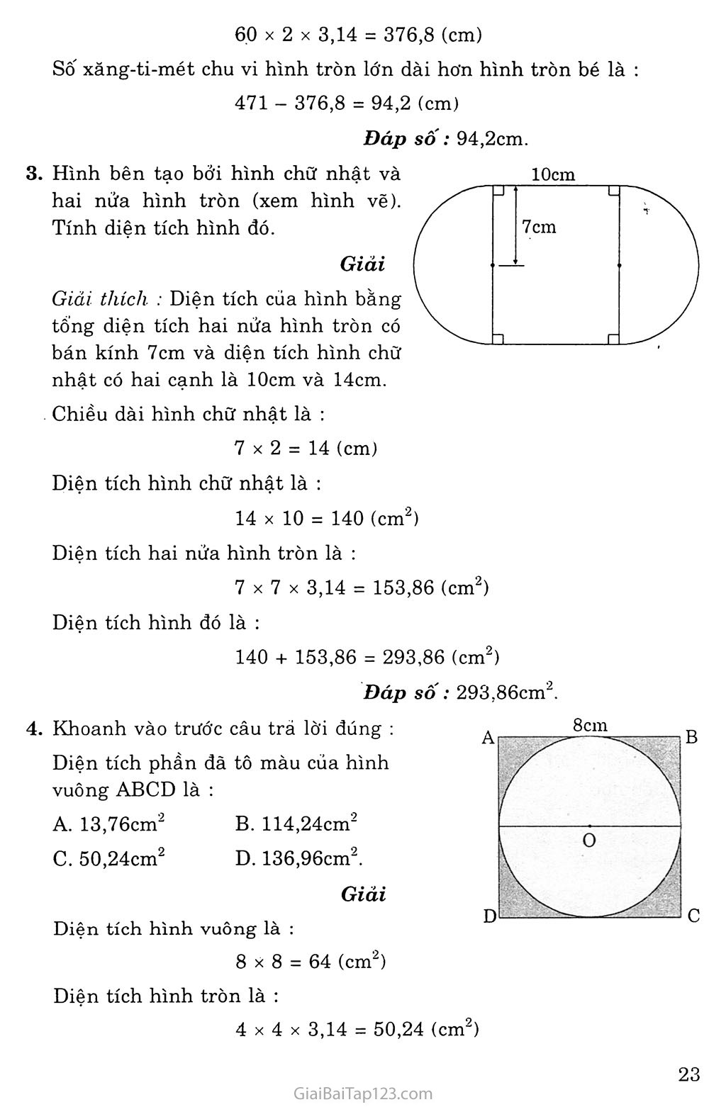 Công thức tính chu vi hình tròn độ dài đường tròn và công thức tính độ dài  cung tròn  Hình học 9 bài 9 tập 2 chương 3