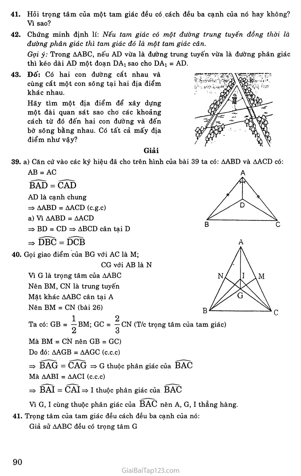 Bài 6. Tính chất ba đường phân giác của tam giác trang 4