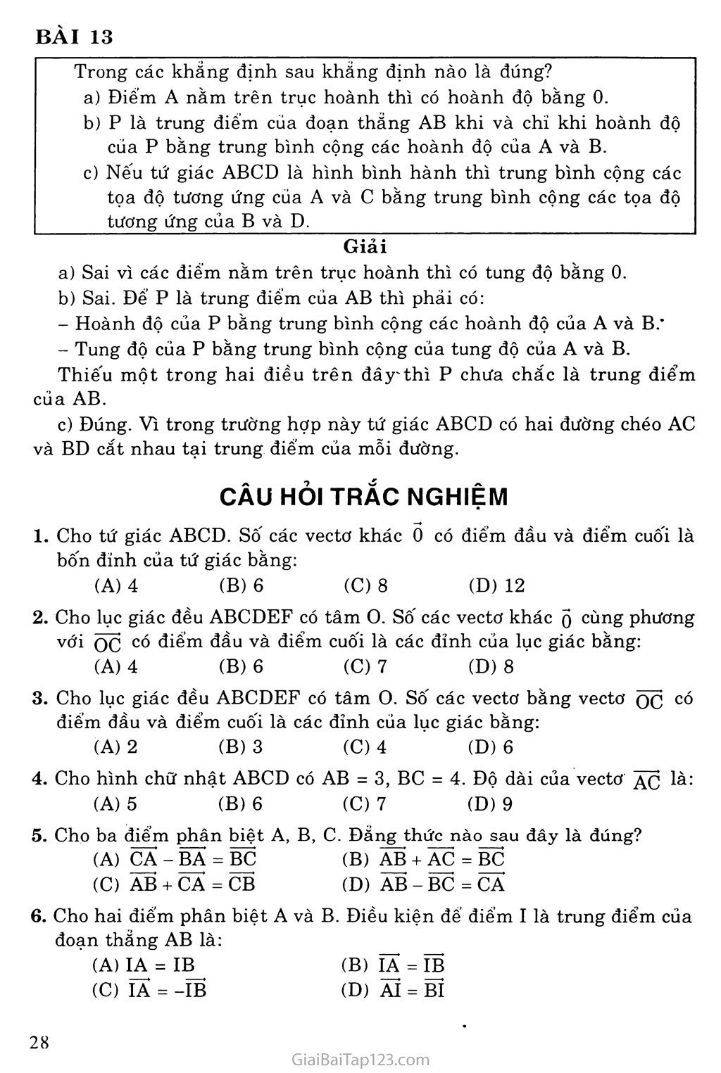 Ôn tập chương I trang 6