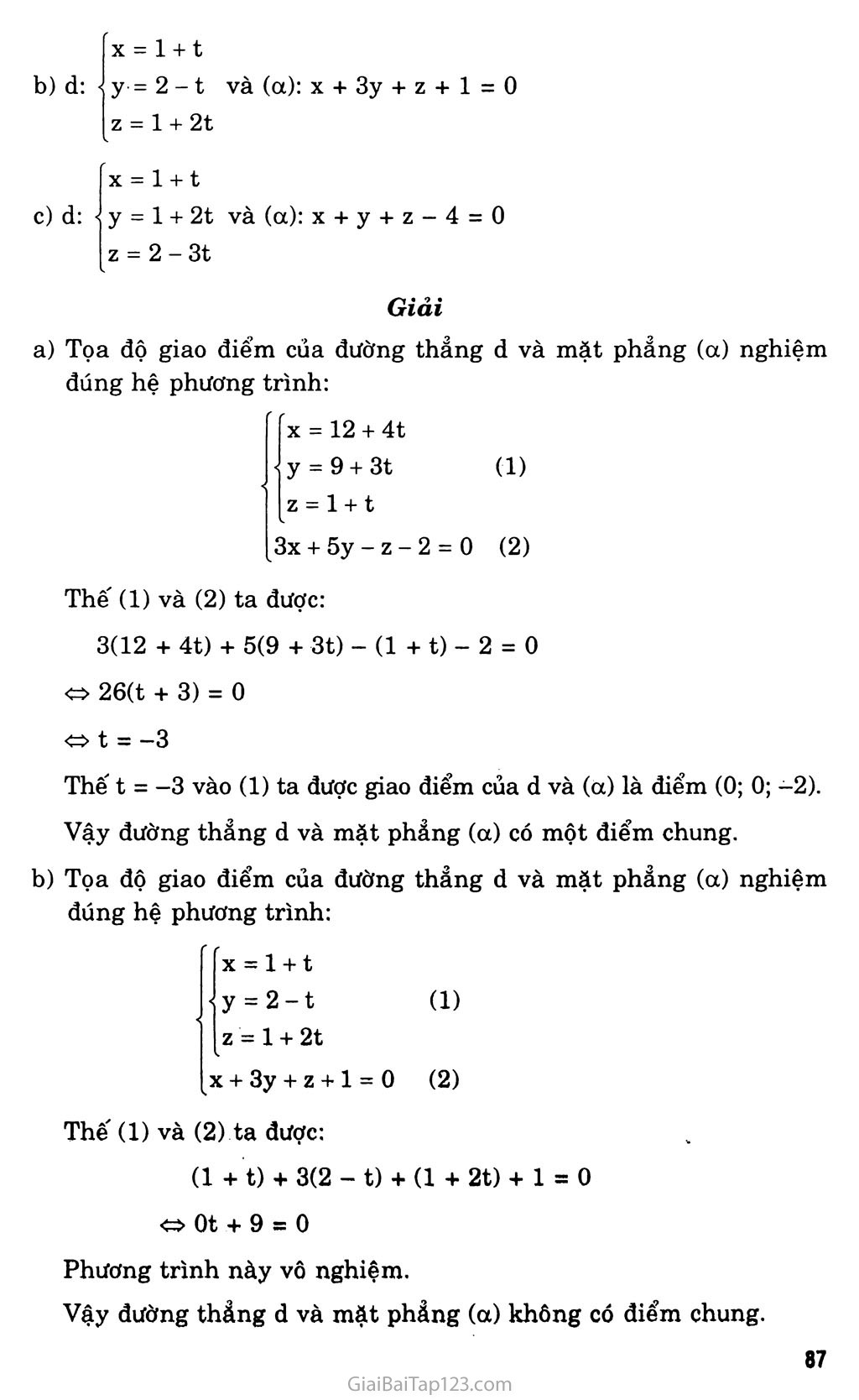 Bài 3. Phương trình của đường thẳng trang 7