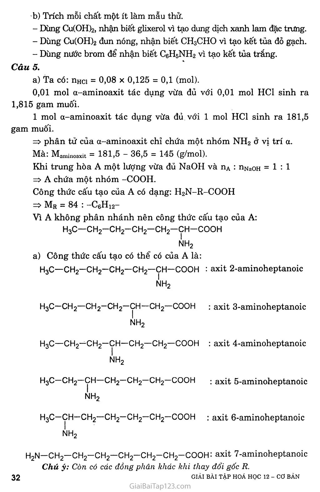 Bài 11. Luyện tập: Cấu tạo và tính chất của amin, amino axit và protein trang 2