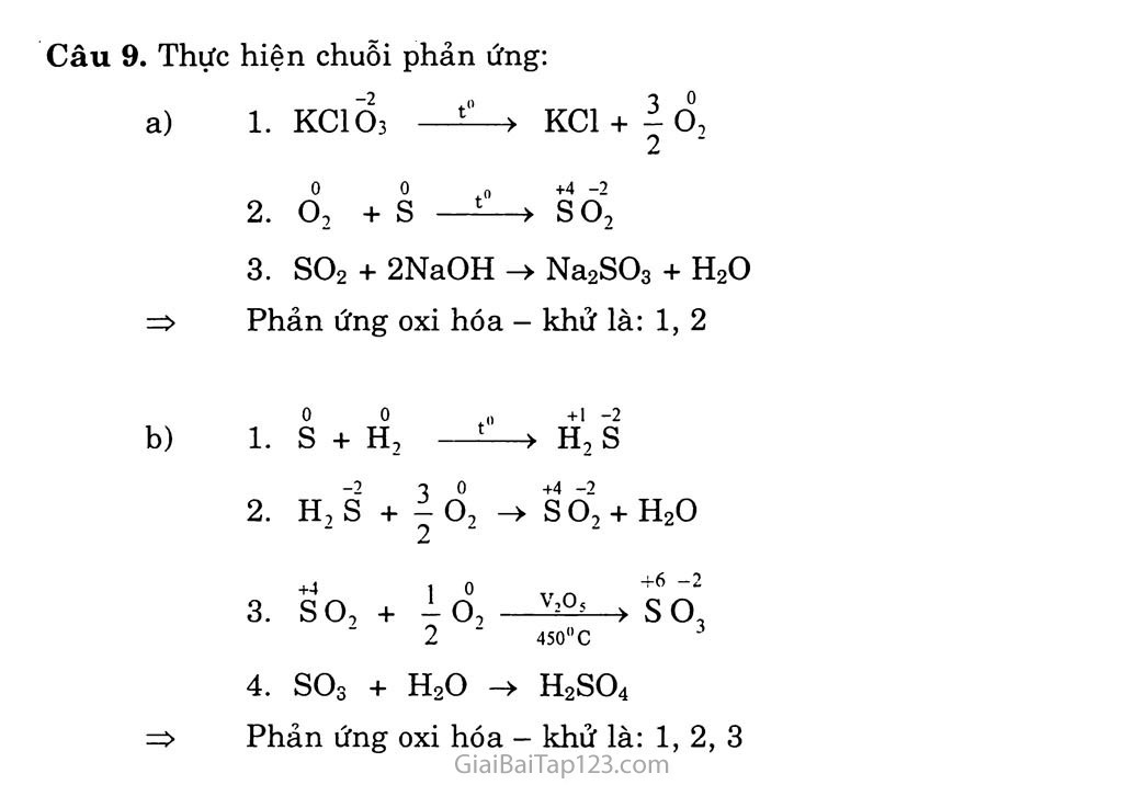 Bài 18. Phân loại phản ứng trong hóa học vô cơ trang 4