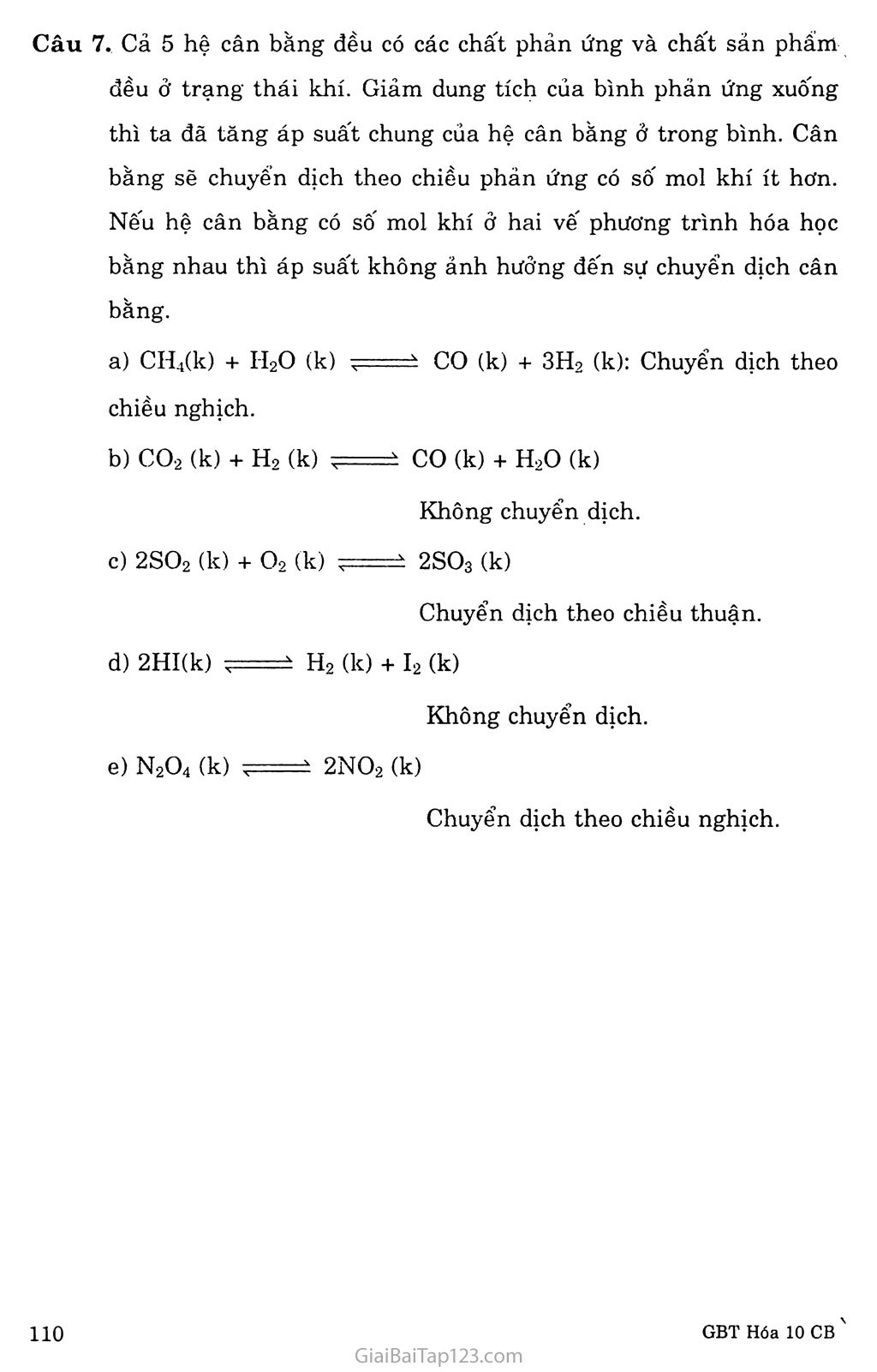 Bài 33. Luyện tập: Tốc độ phản ứng và cân bằng hóa học trang 2